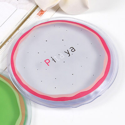 圆形迷你便携降温冰袋--火龙果