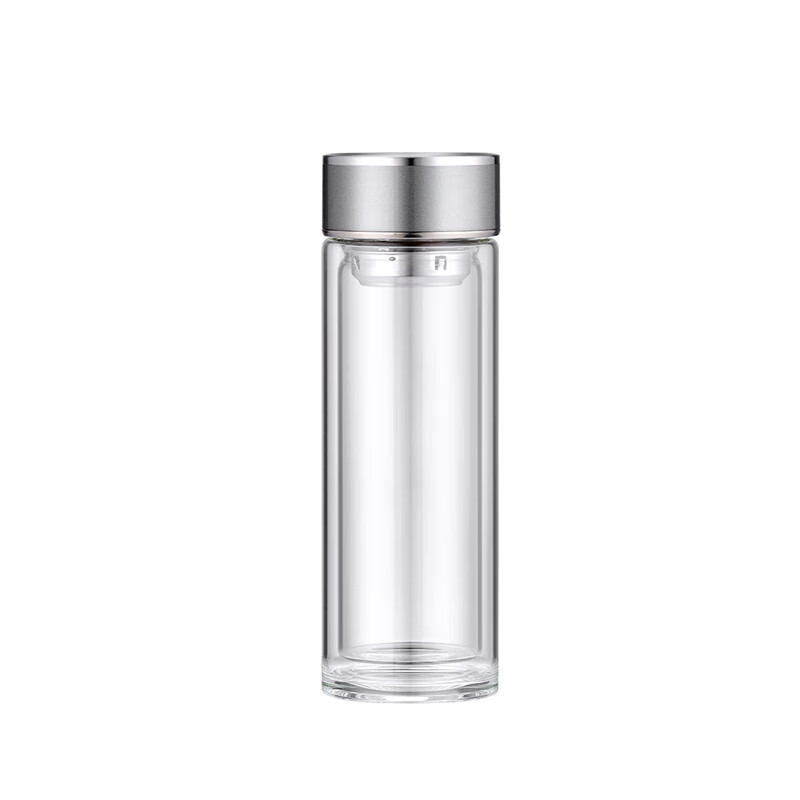 博堡 优享双层玻璃杯300ml 高硼硅双层玻璃水杯