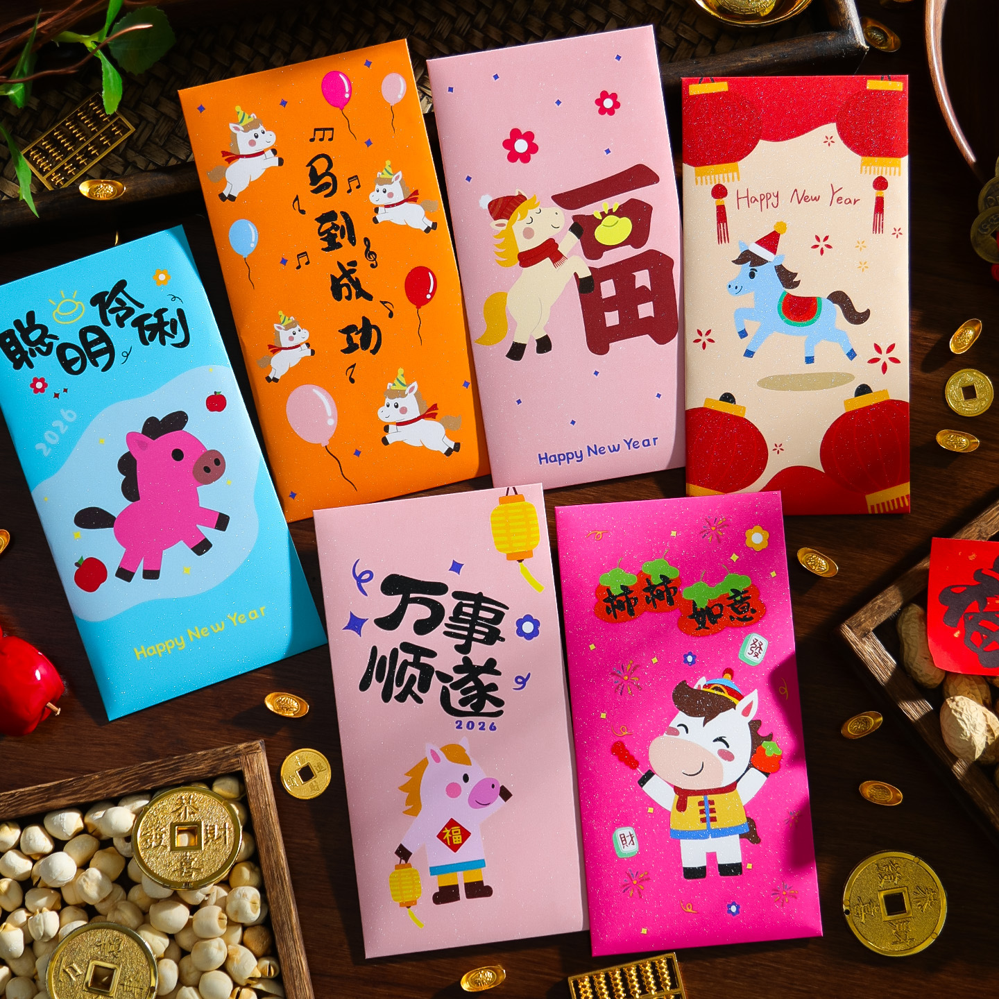 春节过年卡通生肖利是封 新年礼品
