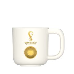 【金球徽章】FIFA 2022年卡塔尔世界杯马克杯 纪念咖啡杯 公司活动礼品