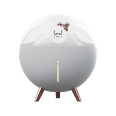 太空熊加湿器 桌面喷雾伴睡小夜灯迷你加湿器 创意纪念品