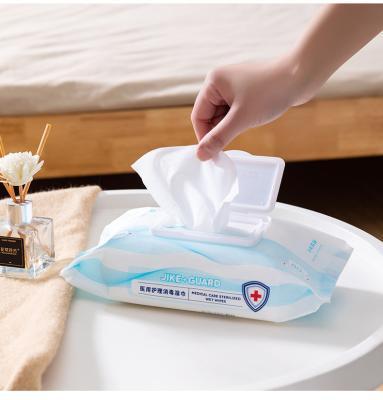 一次性医用护理消毒湿巾 擦手便携手机抑菌湿巾(80抽)