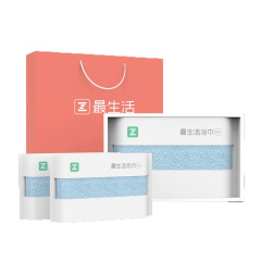 最生活Air系列毛浴三件套礼盒 全棉吸水洗澡洗脸巾套装 送长辈礼品