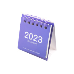 2023年迷你纯色台历    可爱桌面迷你日历摆件   新年活动礼品