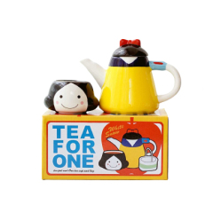 手绘一人壶茶具套装 卡通可爱便携礼盒 创意茶具礼品