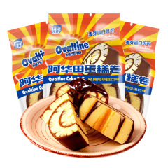 阿华田风味蛋糕瑞士卷 网红零食营养早餐软面包糕点 员工福利