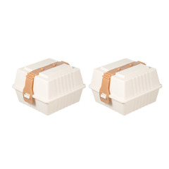 露营携带防压盒 塑料三明治野餐专用盒 外事礼品