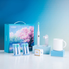 韩国现代（HYUNDAI） 电动牙刷6件套礼盒 三八女神节礼品
