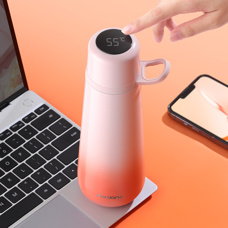 高颜值智能保温杯 带温度水杯礼盒装 企业活动礼品定制