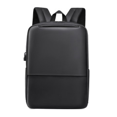 大容量时尚防水皮膜背包  可套行李箱电脑包 旅行礼品