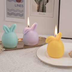 氛围感折耳兔子香薰蜡烛    节日伴手礼浪漫蜡烛     活动小礼品