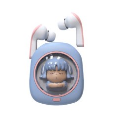 小皮妹无线蓝牙耳机 创意太空舱卡通公仔耳机 支持定制IP 周年纪念礼品