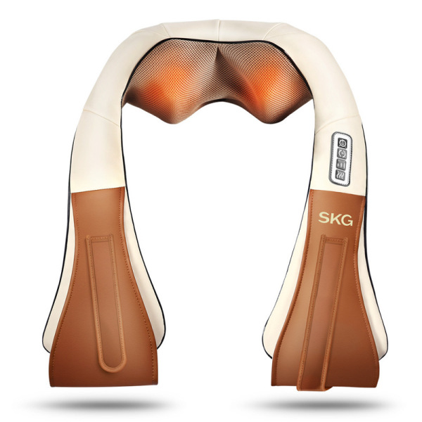 skg 披肩颈椎按摩仪按摩器 无线携带舒适皮革 易清洗经久耐用 送客户