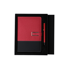 高级感商务礼盒两件套    A5笔记本+签字笔    商务礼品定制