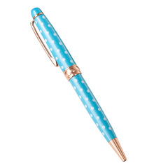 可爱圆点金属商务中性笔 可定制广告笔圆珠笔 三八小礼品