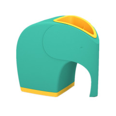 创意莫兰迪色大象纸巾盒 多功能塑料抽纸盒 客户礼品