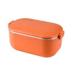 免注水不锈钢电热饭盒    便携加厚元气保温饭盒     活动礼品定制
