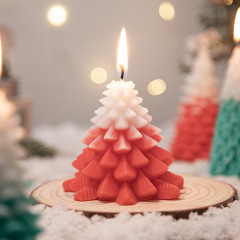 ins风圣诞树香薰蜡烛    创意家居装饰摆件蜡烛    圣诞节小礼品