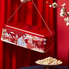 【奇乐满堂】Disney迪士尼 新春贺年礼盒 零食糕点组合+挥春+冰箱贴 公司年会礼品