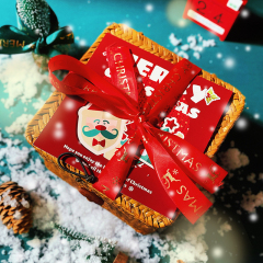 【Merry Christmas】圣诞节伴手礼    编织篮+万年历+圣诞袜+香薰蜡烛+糖果    圣诞节礼品定制