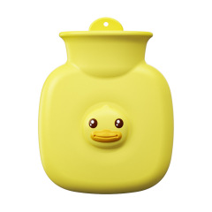 小黄鸭注水热水袋 可当水壶用的硅胶热水袋 创意礼品推荐