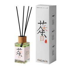 茶香系列藤条无火香薰 空气清新香氛摆件 开业小礼品