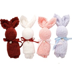 创意兔子造型毛巾礼品 实用节日伴手礼礼品