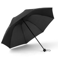 八骨三折手动折叠伞 纯色反向雨伞 商务雨伞定制